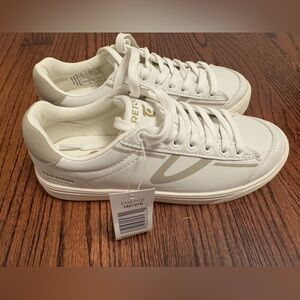 Tretorn White and Gray Sneakers